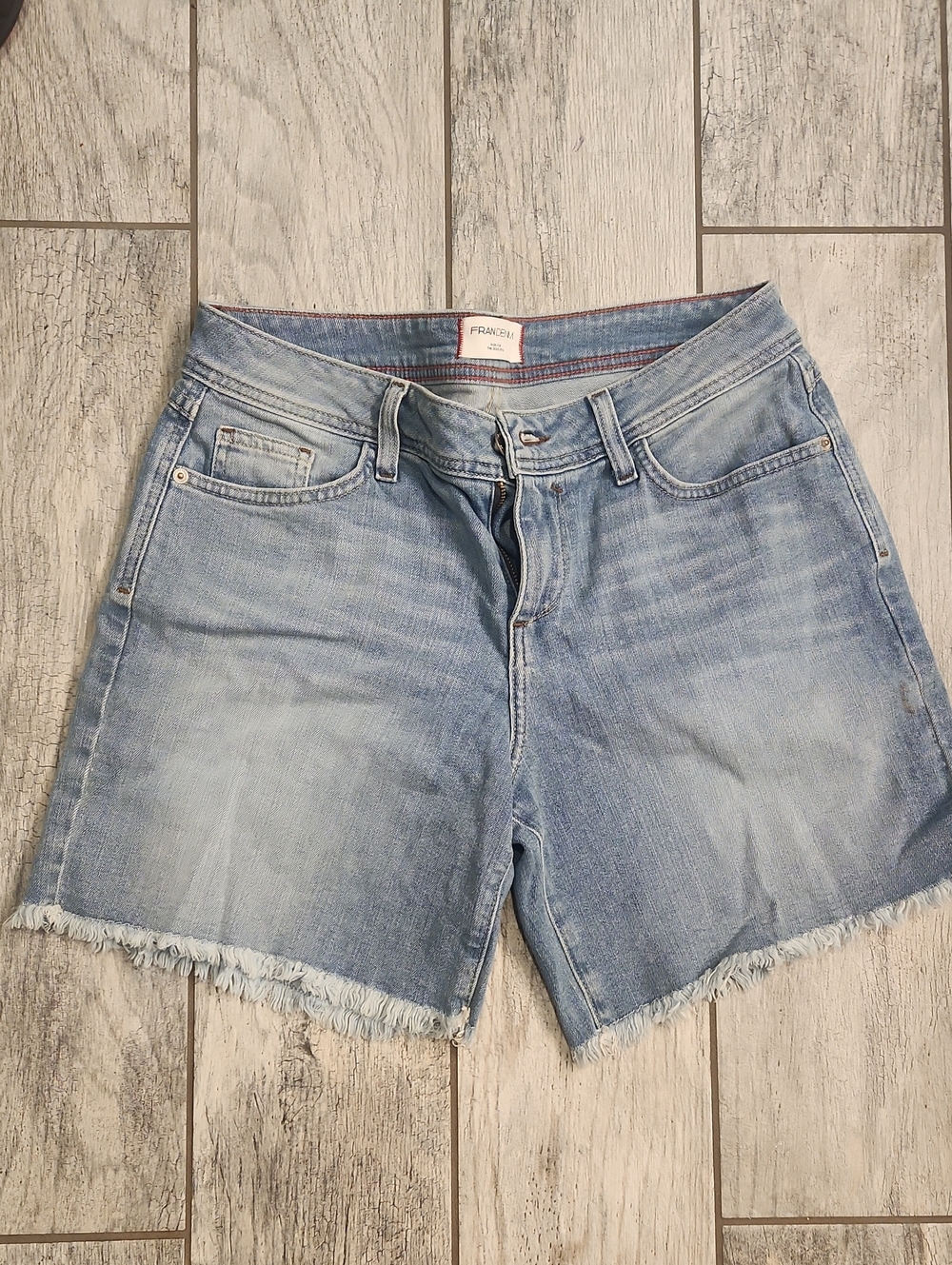 Fran Denim Renee light blue denim women's shorts